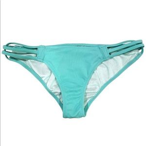 Victoria’s Secret The Cheeky Turquoise Bikini Bottoms (XS)